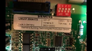 Siemens LMU37 250A172 Heizungssteuerung Heizungsregler reparieren Reparatur [upl. by Nylcoj]