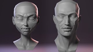 Sculpting The Planes of the Head Tutorial [upl. by Daitzman]