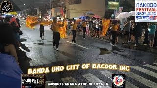 Bakood Festival Musiko 2024Banda Uno City Of Bacoor CaviteMarching Street Parade 92124 [upl. by Yrrah]