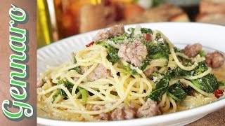 Simple Sausage Spaghetti  Amalfi Coast [upl. by Fisuoy]