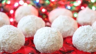 EASY Christmas Snowballs  Pecan Balls  So Easy ANYONE Can Make These [upl. by Aldric]