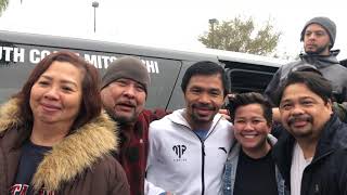 What Manny Pacquiao Does After His Morning Workout [upl. by Chyou721]