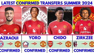 🚨LATEST CONFIRMED TRANSFER NEWS SUMMER 2024 MAN UNITED 🔥 MAZRAOUI CHUDO ZIRKZEE YORO HERE WE GO😱 [upl. by Ezequiel]