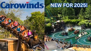 Carowinds NEW for 2025 Roller Coaster and Water Ride [upl. by Grannias]