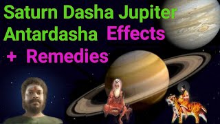 saturn dasha jupiter antardasha effects amp remedies  shani mahadasha guru antardasha effects [upl. by Tergram]