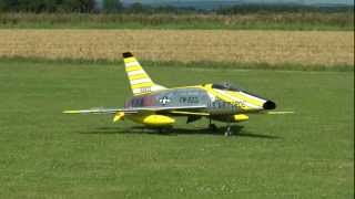 Euroflugtag 2012  F100 Super Sabre [upl. by Seleta834]