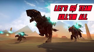 JMW Dino War  Squad attack TOP clan gameplay [upl. by Uhsoj]