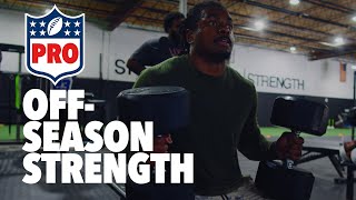 NFL OffSeason Workouts Strength Training Focus [upl. by Atsirak889]