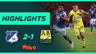 Millonarios vs Bucaramanga Goles y Highlights Liga BetPlay Dimayor 20211  Fecha 15 [upl. by Inneg717]