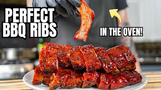 The Secret to PERFECT Ribs in the OVEN Juicy and Delicious Oven Baked BBQ Ribs Recipe [upl. by Ailecra]