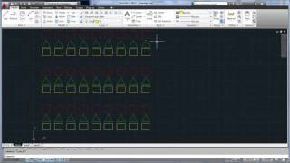 AutoCAD LT 2012 Arrays and Layers [upl. by Etoile798]