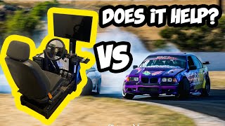 Simulator Drifting Vs Real Life  DOES IT HELP [upl. by Robet]