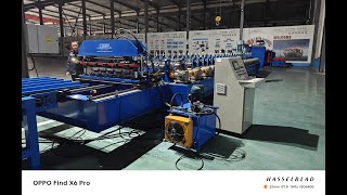 Dec 6th 2023Commissioning High speed trapezoidal roofing sheet roll forming machine for Algeria [upl. by Jemma662]