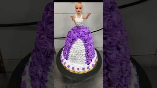 Barbie doll cake cakedecorating youtubeshorts trending shortvideo cake oasis [upl. by Verge684]