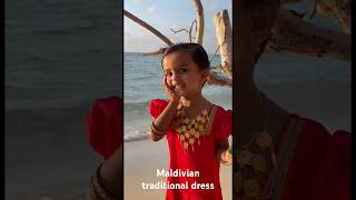 Maldivian traditional dress and jewellery  divehi libas shortsfeed shortvideo shorts maldives [upl. by Adidnere]