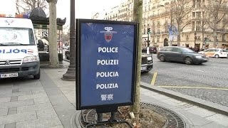 Sécurité renforcée sur les ChampsElysées pour le réveillon [upl. by Keisling893]