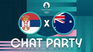 Serbia v Australia  Mens Olympic Basketball Tournament Paris 2024  Chat Party ⚡🏀 [upl. by Merceer]