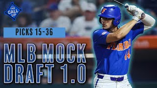 2023 MLB Mock Draft 10 Picks 1536 [upl. by Rossuck]