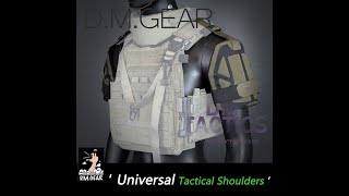 Universal Shoulder Pads Shoulder Armor Tactical Hunting Gear Vest Accessory Shoulder Protector [upl. by Bore]