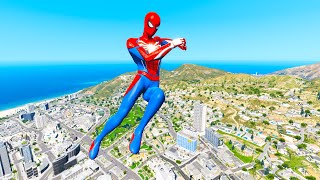 GTA 5 Epic Ragdoll GREEN SPIDERMAN VS RED MINION VS GREEN HULK Euphoria Physics amp Funny Fails [upl. by Lenee]