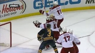 Smith scores on himself with puck in pants [upl. by Marabelle109]