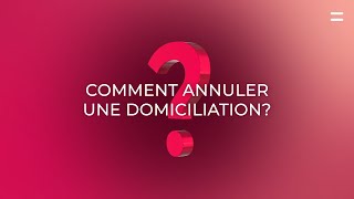 Belfius Mobile  Comment annuler une domiciliation [upl. by Tymes]