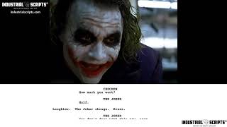 Classic Movie Scenes THE DARK KNIGHT 2008  Jokers Pencil Trick Scene  ScripttoScreen [upl. by Admama656]