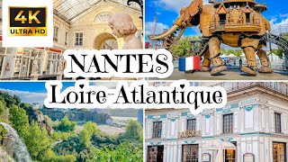 4kVLOG NANTES FRANCE WALKING TOUR جولة في مدينة نونت الفرنسية [upl. by Atikram753]