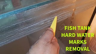 Fish Tank Hard Water Marks Removal [upl. by Carlyle39]