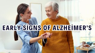 Early Signs of Alzheimers Disease  Foods Good for Alzheimers [upl. by Auqinet]