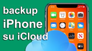 IT Come fare backup iPhone su iCloud  come eseguire backup icloud [upl. by Loseff]