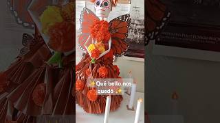 A ver qué tal nos va mañana 😶‍🌫️🤞estructura de Catrina mariposamonarca díademuertos cecyt16 [upl. by Eenaffit965]