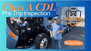 Class A CDL Pretrip Inspection Modernized [upl. by Hi]