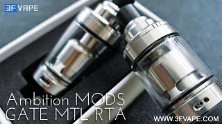 Ambition Mods GATE MTL RTA 2ml [upl. by Aidaas]