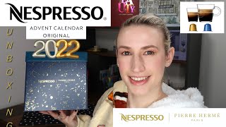 NESPRESSO Coffee Advent Calendar Unboxing 2022  Original Capsules  Featuring Oodie [upl. by Aeriela854]