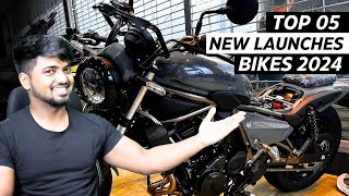 Top 05🔥New Bike Launches In India 2024 FT Aprilia Bajaj Royal Enfield  New Bikes In India 2024 [upl. by Nwahsear548]