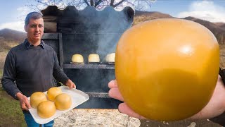 Smoked Cheese Making on Local Farm [upl. by Walters]