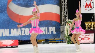 Mażoretki Miraż Wronki Duo trio Baton Junior  Bytom 2024 [upl. by Irneh]