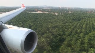 Turkish Airlines A330 Landing Kuala Lumpur [upl. by Clippard421]