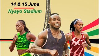 DAY1OLYMPIC TRIALS 2024 AT NYAYO NATIONAL STADIUM [upl. by Dremann]