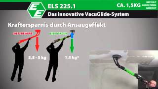 Levigatrice per soffitti e pareti estensibile Professionale Eibenstock ELS 225 1 [upl. by Ellednahc]