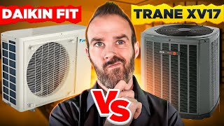 Daikin Fit Heat Pump 🆚 Trane XV17 🔥❄️ 2024 Heat Pump Reviews [upl. by Eentihw]