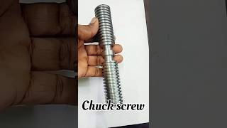 MC MADE CHUCK SCREW machining leth machine Chuck screw machanical shots shorts video [upl. by Cathy]