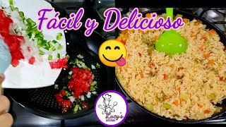 Delicioso arroz al estilo salvadoreño 😋 [upl. by Ripleigh]