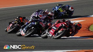 MotoGP Valencian Grand Prix  EXTENDED HIGHLIGHTS  11622  Motorsports on NBC [upl. by Hutner]