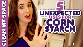 5 Unexpected Uses for Cornstarch Clean My Space [upl. by Ardisi770]