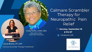 Calmare Scrambler Therapy for Neuropathic Pain Relief holistichealth painrelief [upl. by Zoba]