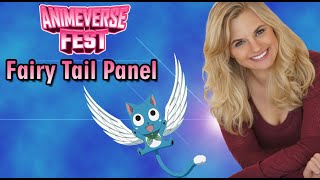 Fairy Tail Panel with Tia Ballard at Animeverse Fest Fall 2024 in Pasadena Texas [upl. by Ainet]