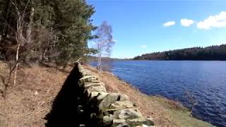 Langsett Reservoir 4K walk 5 Apr 18 [upl. by Tnecniv]