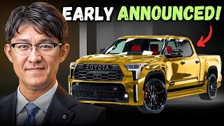 Toyota CEO Early Announced The All New Toyota Tundra 2025 [upl. by Benjie]